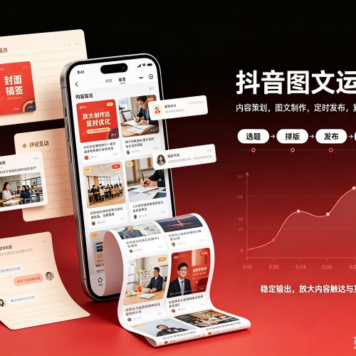来宾抖音图文代运营服务